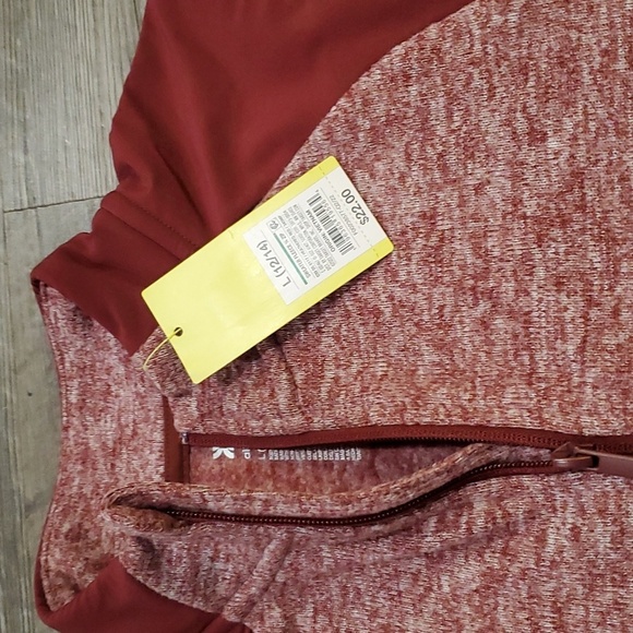 All in Motion Fleece 1/4 Zip Pull Over Size Large 12/14 - Picture 4 of 5